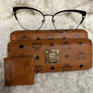 MCM Black Cat-Eye Glasses